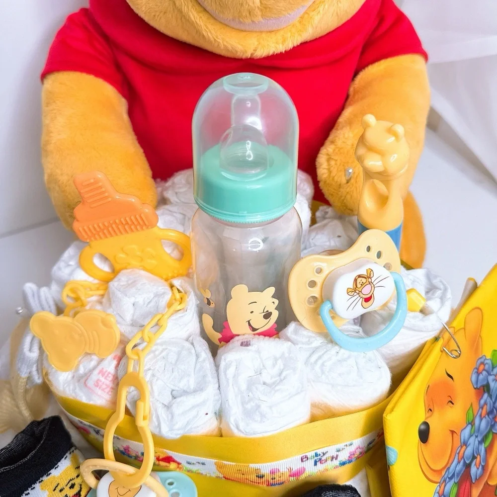 Winnie the Pooh Diaper Cake, Baby Shower Gift
